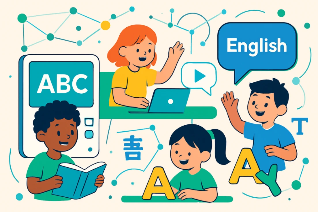 برامج تعلم اللغة الانجليزية للاطفال: بين الترفيه والتعلم